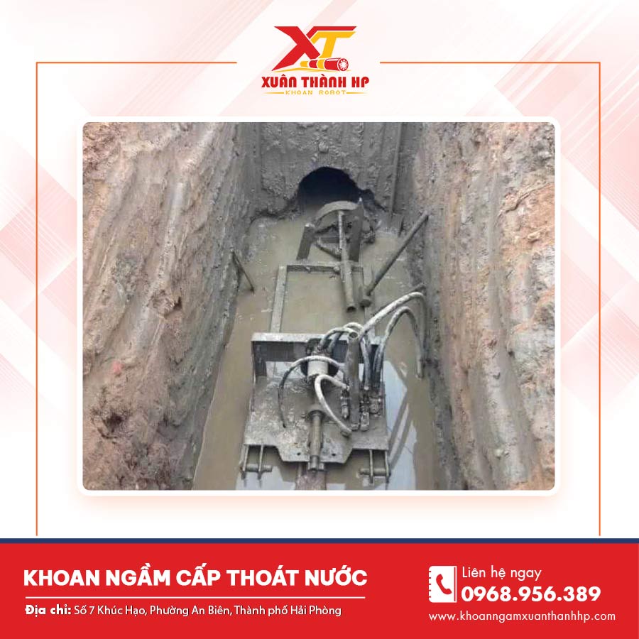 khoan ngầm cấp thoát nước