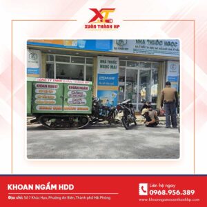 Dịch vụ khoan ngầm HDD tại Hải Phòng ✔️định hướng ngang chất lượng cao ✔️từ Khoan Ngầm Xuân Thành. Khoan ngang định hướng, chuẩn...