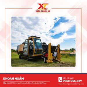Dịch vụ khoan ngầm tại Hải Phòng ✔️ định hướng ngang chất lượng cao từ Khoan Ngầm Xuân Thành. Thi công không đào cắt mặt đường