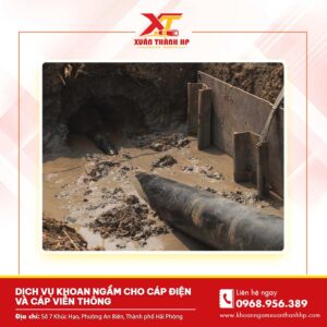 Dịch vụ khoan ngầm cho cáp điện và cáp viễn thông