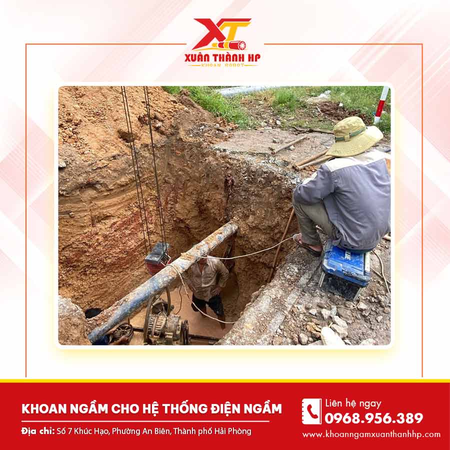 Khoan ngầm cho hệ thống điện ngầm
